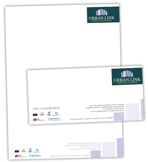 Examples of Letterheads & Compliment Slips