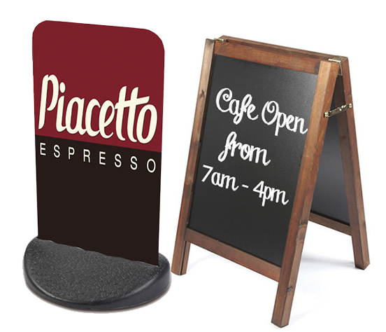 Examples of Pavement Signs & A-Boards