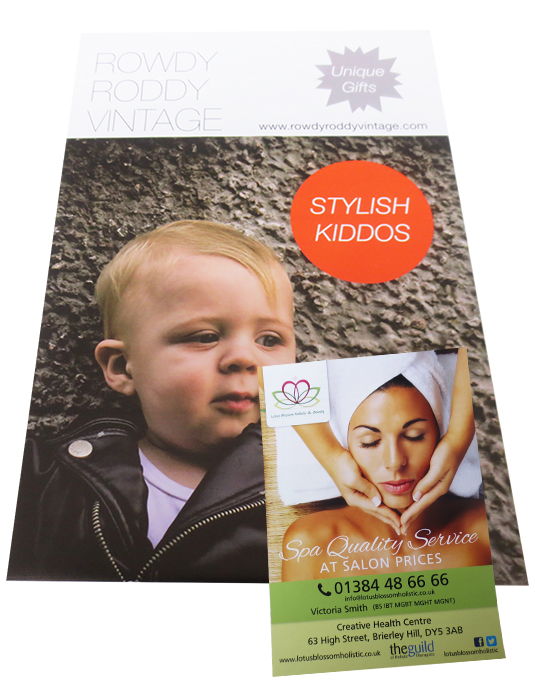 Examples of Posters & Leaflets